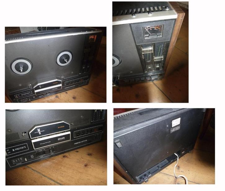 Philips Recorder N4502 - maakt contact - opknapper denk ik, Audio, Tv en Foto, Bandrecorders, Bandrecorder, Ophalen of Verzenden