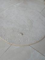Gratis Beige Rond Kleed - 130cm, Huis en Inrichting, Stoffering | Tapijten en Kleden, Ophalen