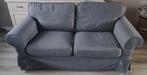 IKEA EKTORP Grijze 2-zits bank, Ophalen, Gebruikt, Tweepersoons, 75 tot 100 cm