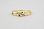 14 karaat gouden ring met Diamant 2103-G, Eu, Gebruikt, Eu, Ophalen of Verzenden
