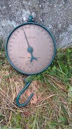 Antieke weegschaal tot 150 kg. Merk Salter., Antiek en Kunst, Ophalen