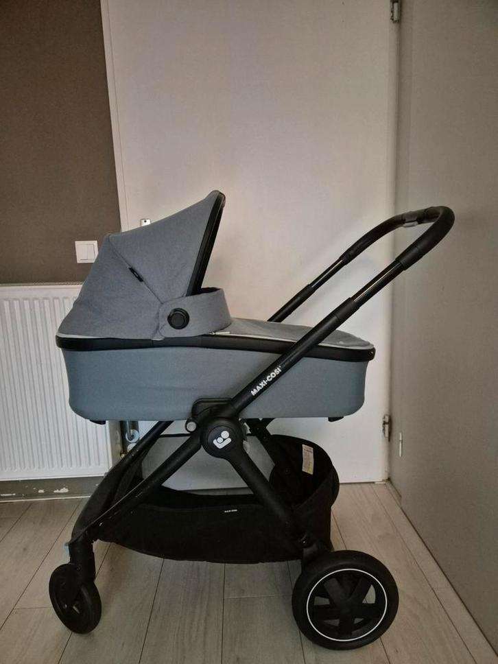 Maxi cosi combiwagen met wieg en zitje, Kinderen en Baby's, Kinderwagens en Combinaties, Gebruikt, Overige merken, Ophalen