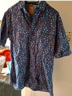 Maat L  merk redmond casual, Ophalen of Verzenden, Zo goed als nieuw, Blauw, Halswijdte 39/40 (M)