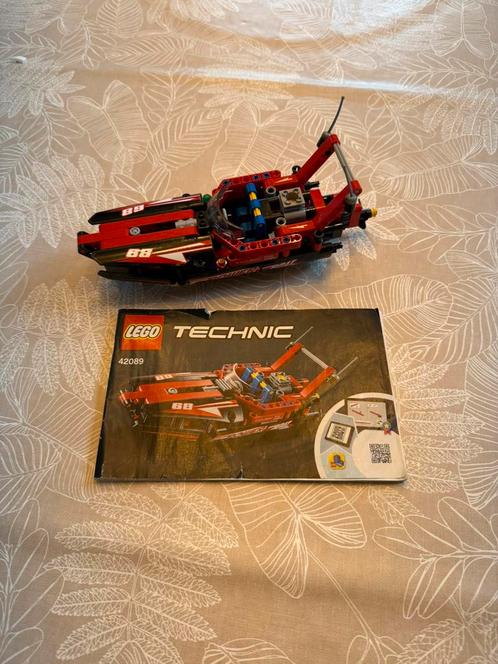 Lego Technic Power Boat (42089), Kinderen en Baby's, Speelgoed | Duplo en Lego, Zo goed als nieuw, Ophalen