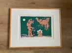 Mooie ingelijste litho van Lucebert (zonder titel), Antiek en Kunst, Ophalen