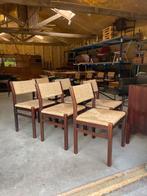 Martin Visser Cees Braakman Pastoe vintage stoelen biezen, Ophalen, Gebruikt, Vijf, Zes of meer stoelen