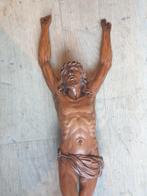 Uniek grote corpus van buxus hout uit 1 stuk, Antiek en Kunst, Antiek | Religie, Ophalen of Verzenden