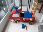 Houten loopwagen brandweer I'm Toy, Kinderen en Baby's, Speelgoed | Houten speelgoed, Gebruikt, Ophalen