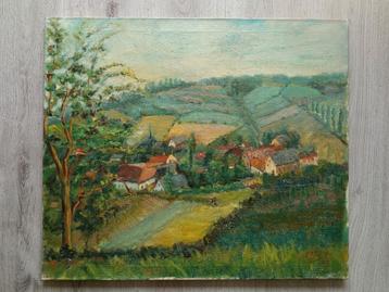 E Joelen - Zicht op Valkenburg - Geuldal - 1975 beschikbaar voor biedingen