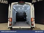 Ford Transit 2.0 TDCI 131pk L4H3 Euro6 Airco | Camera | Appl, Auto's, Voorwielaandrijving, Stof, 4 cilinders, Wit