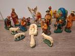Kerststal figuren set, Antiek en Kunst, Antiek | Religie, Ophalen of Verzenden