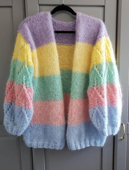 Nieuw handgemaakt mohair vest, een maat, Kleding | Dames, Truien en Vesten, Zo goed als nieuw, Maat 42/44 (L), Overige kleuren