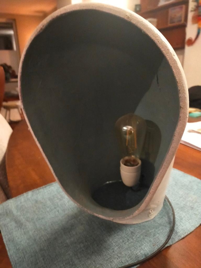 Uniek deze lamp van scheepstoeter, Ophalen of Verzenden, Metaal, Minder dan 50 cm