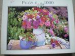 Puzzel 1000 stukjes. Bos Bloemen., Ophalen of Verzenden, 500 t/m 1500 stukjes, Zo goed als nieuw, Legpuzzel