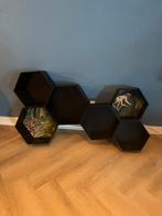 Hexagon vakken voor aan de muur, Huis en Inrichting, Ophalen, Gebruikt