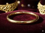 16653 Onweerstaanbare 14K Geel Gouden Slavenarmband!, Ophalen of Verzenden, Zo goed als nieuw, Goud