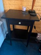 2x ikea nachkastjes Hemnes zwart, Huis en Inrichting, Slaapkamer | Nachtkastjes, Ophalen, Zo goed als nieuw, Minder dan 45 cm