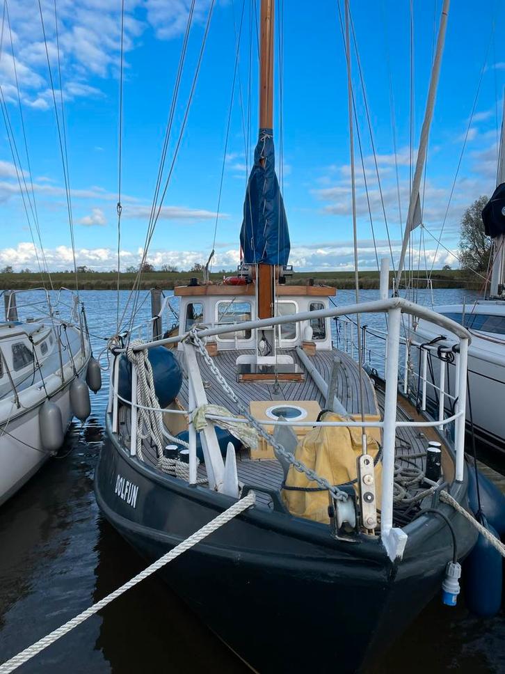 Unieke Superscheldeschouw 10,8 x 3,5, Watersport en Boten, Kajuitzeilboten en Zeiljachten, Gebruikt, Tourjacht of Cruiser, Staal