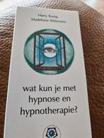 H. Rump - Wat kun je met hypnose en hypnotherapie?, Boeken, Psychologie, Ophalen of Verzenden, Zo goed als nieuw, H. Rump