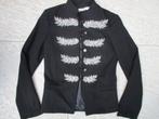 Colbert jasje zwart maat 36 / S Voyelles jas, Zwart, Ophalen of Verzenden, Zo goed als nieuw, Jasje