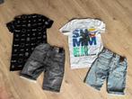 2x zomer Set jongen maat 158 - 164, Ophalen of Verzenden, Zo goed als nieuw, Cars jeans, Shirt of Longsleeve