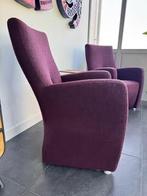 Leolux fauteuils, Ophalen of Verzenden, 75 tot 100 cm, Leer, 50 tot 75 cm