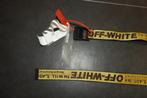 Off White lange riem geel merk print aparte gesp Nieuw, Kleding | Dames, Riemen en Ceinturen, Overige kleuren, Verzenden, Nieuw