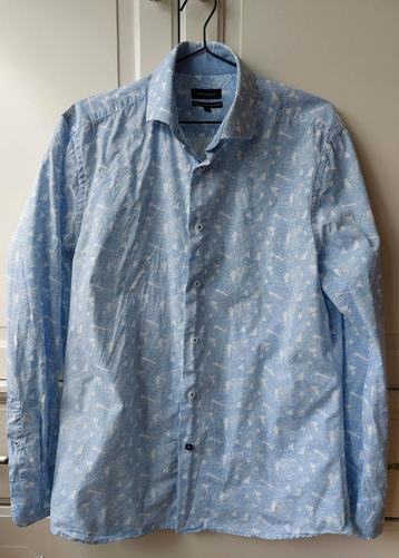Portonova alloverprint heren overhemd blouse mt.L beschikbaar voor biedingen