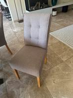 6 Grijze Eetkamerstoelen - Jansen Total Woning, Huis en Inrichting, Stoelen, Ophalen, Zo goed als nieuw, Grijs, Vijf, Zes of meer stoelen