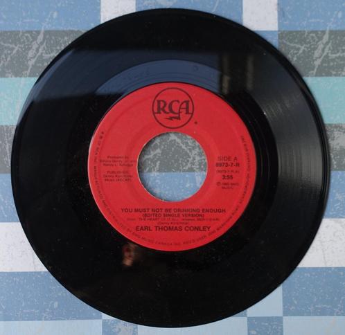 earl thomas conley - you must not be drinking enough, Cd's en Dvd's, Vinyl Singles, Single, 7 inch, Ophalen of Verzenden