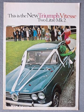Brochure TRIUMPH VITESSE Two Litre Mk2 - 1969 EN. beschikbaar voor biedingen