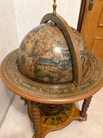 ANTIEKE bar globe drankglobe barglobe wereldbol globebar, Ophalen, Zo goed als nieuw