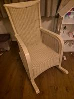 Rotan schommelstoel, Ophalen, Gebruikt, Wit, Riet of Rotan