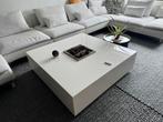 Salontafel hoogglans wit met haard 120 x120cm 120x120 120cm, Huis en Inrichting, Tafels | Salontafels, Ophalen, Overige materialen