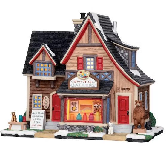 Lemax Bleu Ridge Gallery, Diversen, Kerst, Zo goed als nieuw, Verzenden