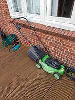 Groene grasmaaier - Elektrisch, Tuin en Terras, Grasmaaiers, Cirkelmaaier, Gebruikt, Elektrische grasmaaier, Ophalen of Verzenden
