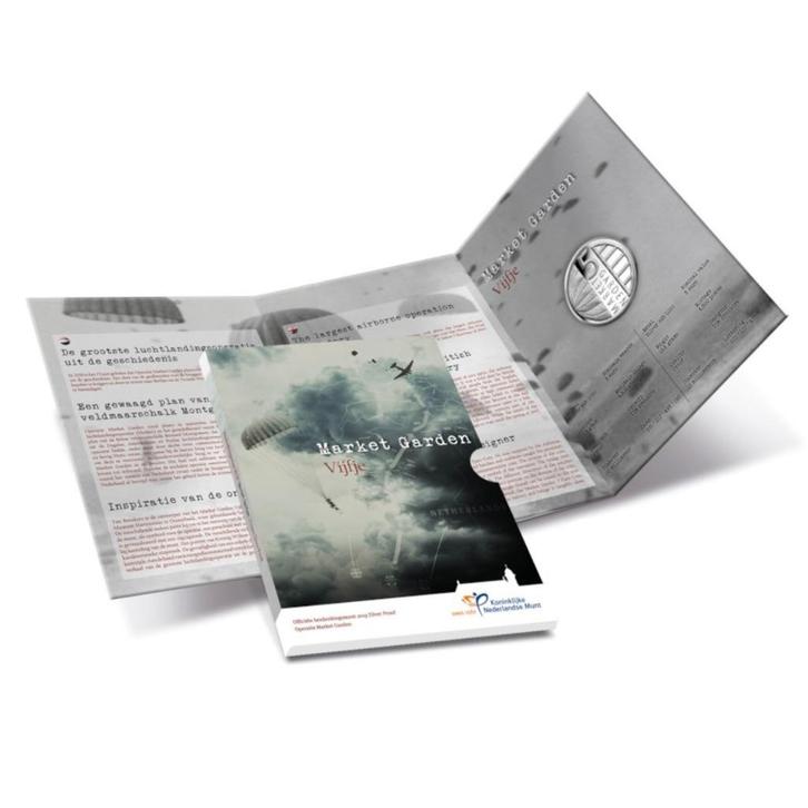 5 Euro Nederland 2019 - Market Garden Vijfje - PROOF -Zilver, Postzegels en Munten, Munten | Europa | Euromunten, Losse munt, 5 euro