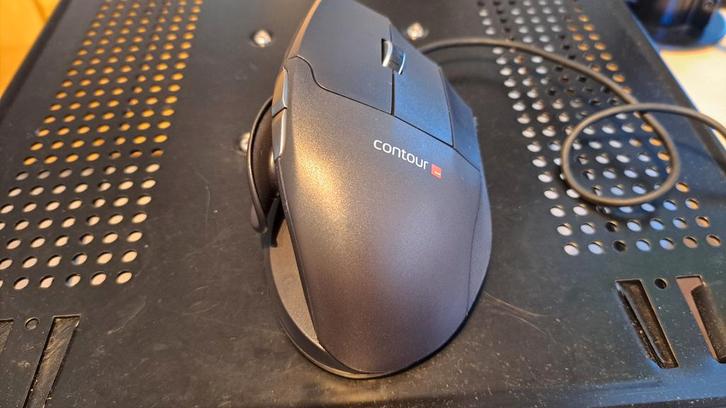 Contour Design Unimouse - Ergonomische Muis Bedraad, Computers en Software, Muizen, Gebruikt, Muis, Rechtshandig, Bedraad, Ergonomisch