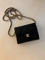 Chanel Portemonnee / Mini Tasje Zwart, Ophalen of Verzenden, Zo goed als nieuw, Zwart, Schoudertasje
