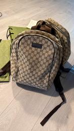 Gucci GG Classic Canvas Backpack Rugzak beige/bruin - zgan, Ophalen of Verzenden, Zo goed als nieuw, Overige merken, 30 tot 45 cm