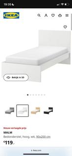 Eenpersoons bed Ikea Malm moet zsm weg., Huis en Inrichting, Slaapkamer | Bedden, 90 cm, Ophalen of Verzenden, Eenpersoons, Hout