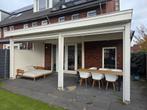 Mooie witte overkapping met elektrische Screens  en verlicht, Tuin en Terras, Ophalen of Verzenden, Gebruikt, Veranda