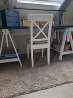 Mittback Schragen, Ikea: wit beuken, Ophalen, In hoogte verstelbaar, Zo goed als nieuw, Bureau