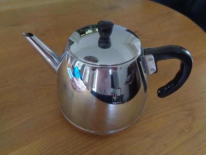 BREDEMEIJER dubbelwandige theepot, theelichtje :1.2 L, Huis en Inrichting, Keuken | Servies, Zo goed als nieuw, Overige typen