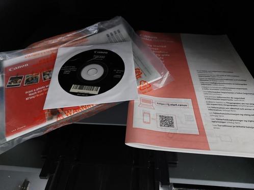 Canon printer TS5350 met cartridges, Computers en Software, Printers, Zo goed als nieuw, Printer, Inkjetprinter, Kleur printen