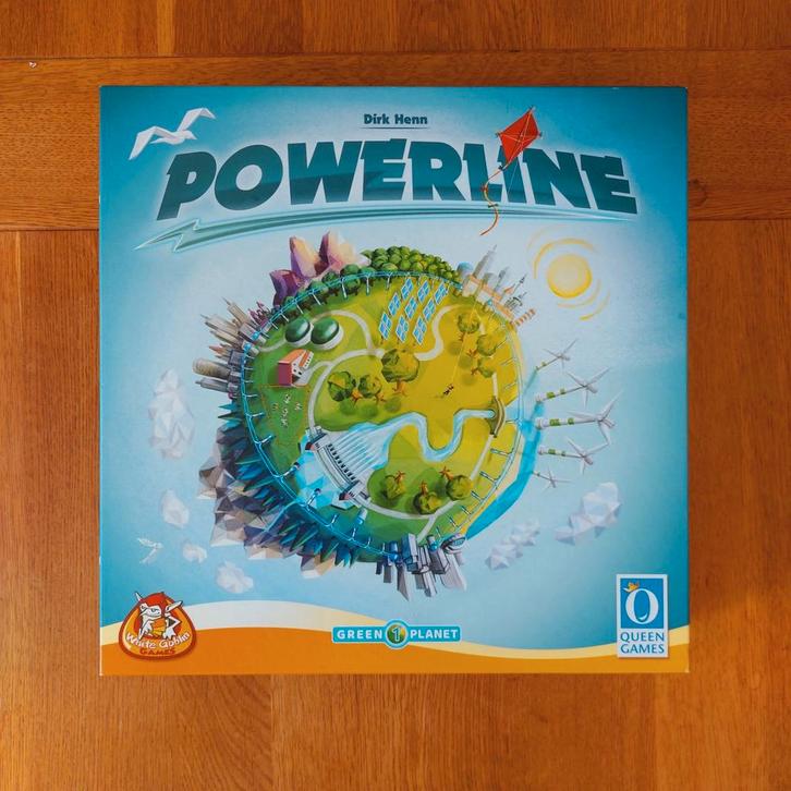 Powerline bordspel van White Goblin games/Queen games, Hobby en Vrije tijd, Gezelschapsspellen | Bordspellen, Nieuw, Ophalen of Verzenden