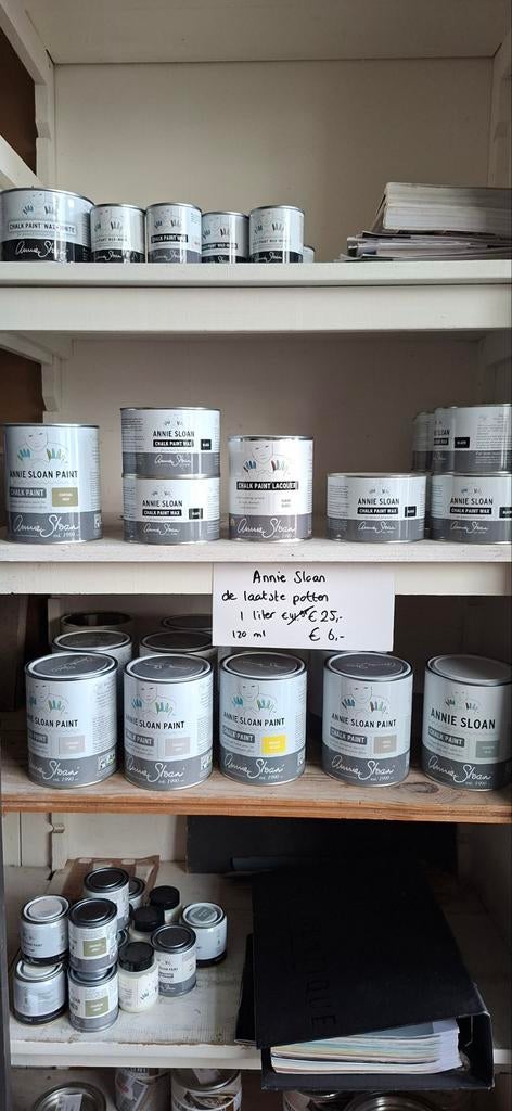 Annie Sloan verf, Doe-het-zelf en Verbouw, Verf, Beits en Lak, Nieuw, Grijs, Ophalen of Verzenden