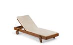 Vintage Haagbeukenhout Loungebed Paldani LEEGVERKOOP, Ophalen, Nieuw, Wicker, Verstelbaar