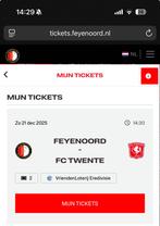 Feyenoord twente vak RR gele zijde, Seizoenskaart, Eén persoon