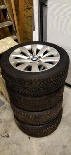 Set BMW winterbanden 5x120 voor BMW F31 modeljaar 2012, Auto-onderdelen, Banden en Velgen, 17 inch, Banden en Velgen, Gebruikt